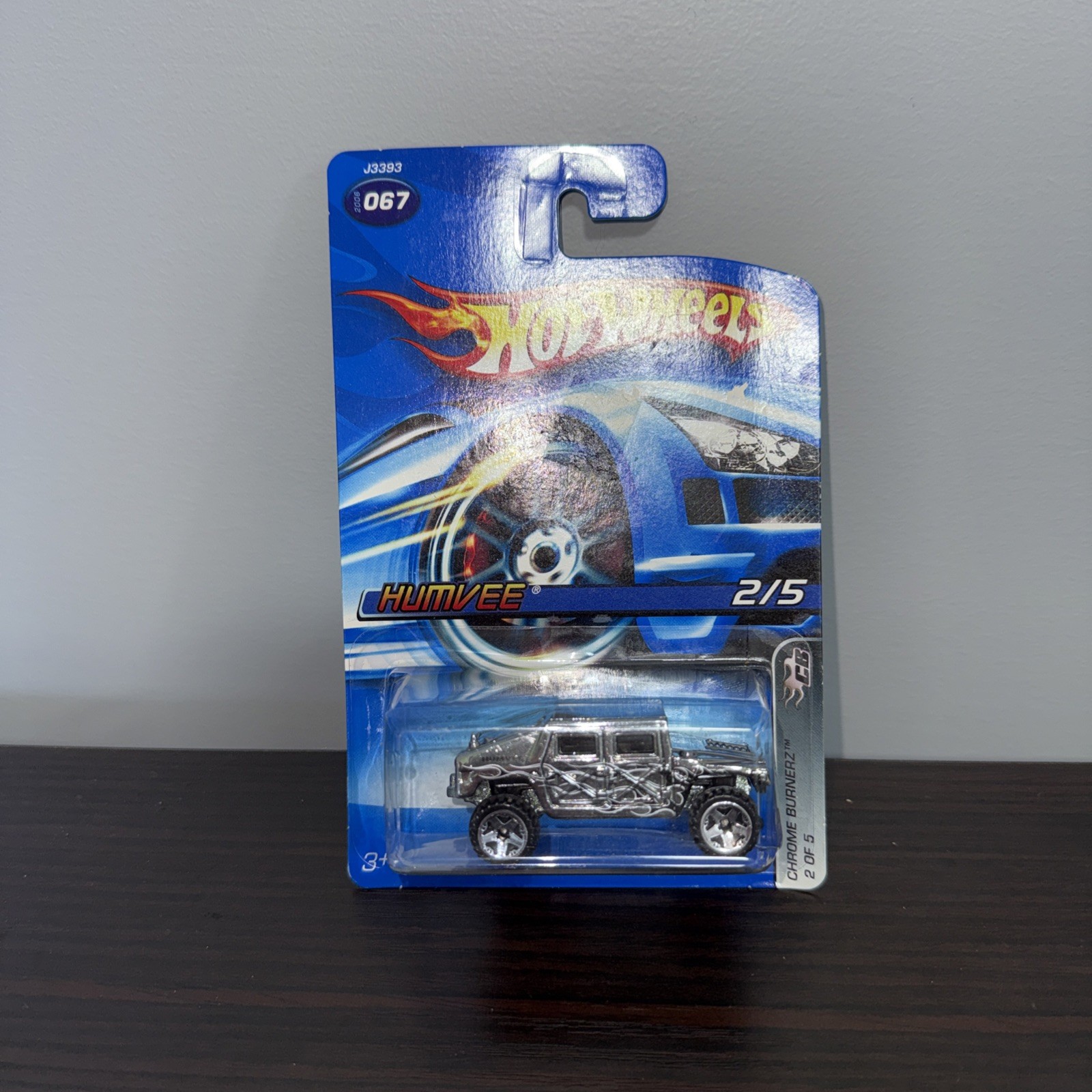 Hot Wheels 2006 Chrome Burnez Series HUMVEE (Chrome) #067 (HW5)