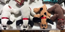 4 Original Vintage Tonka Pound Puppies Plush Toys All Different 1980s READ