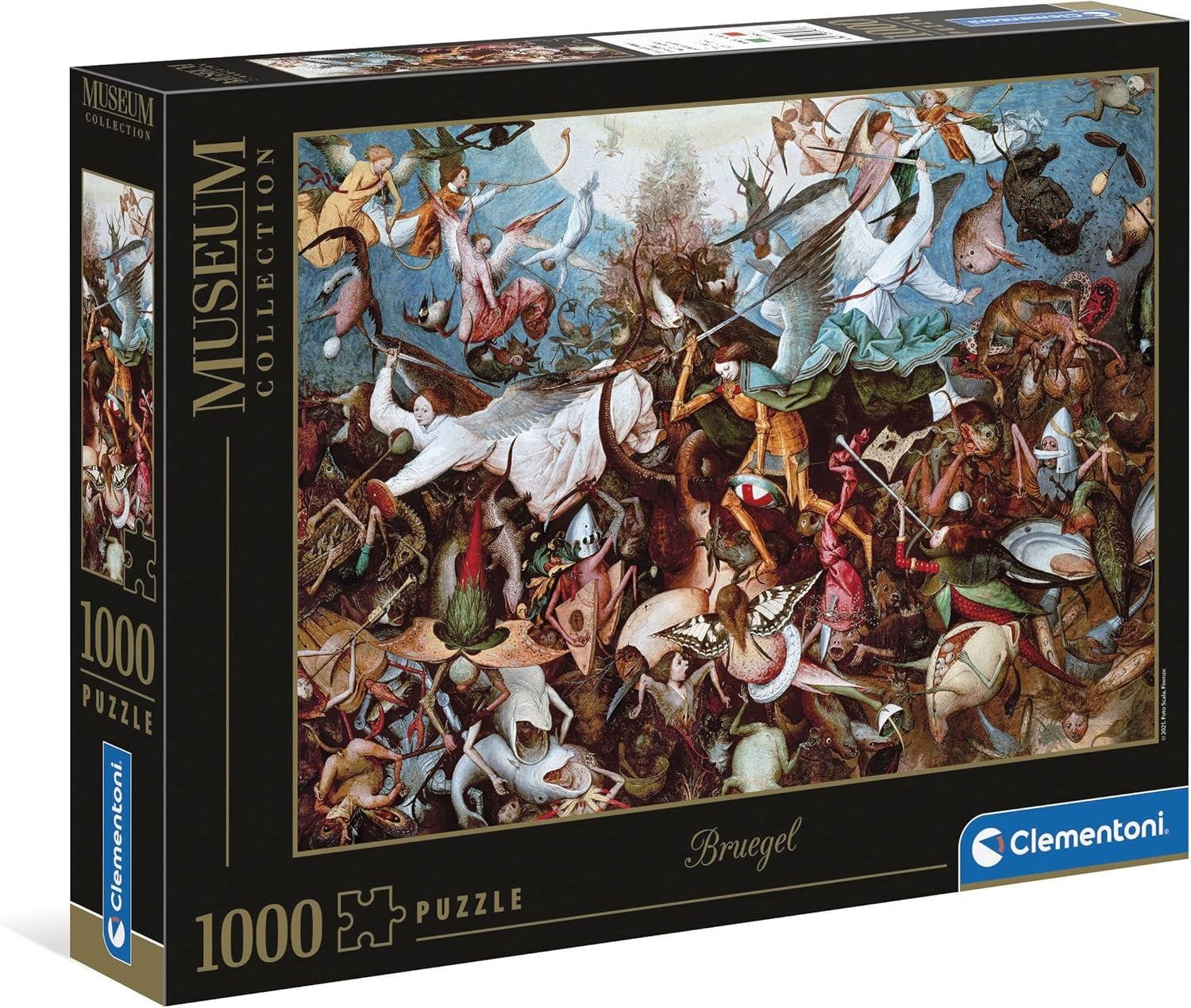 Bruegel - Jigsaw Puzzle 1000pcs - The Fall Of The Rebel Angels - Clementoni - Image 3