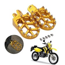 Dirt Bike Foot Pegs CNC Footpegs RM125/250/250Z RMX250 DRZ400/E/S/SM Gold