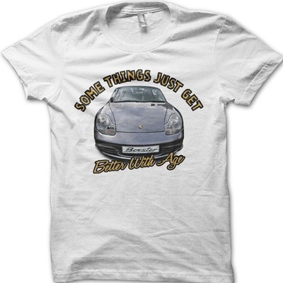 Boxster T-Shirt Some Things Get Better With Age Retro Oldtimer Auto 06147