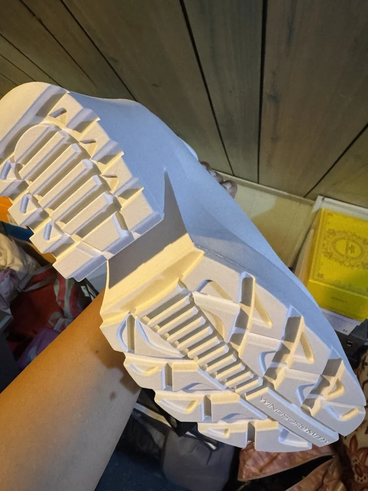 Bota Plataforma Elástica Blanca Talla 8 Windsor Smith Nueva Con Caja Mujer  Foto 3 de 4