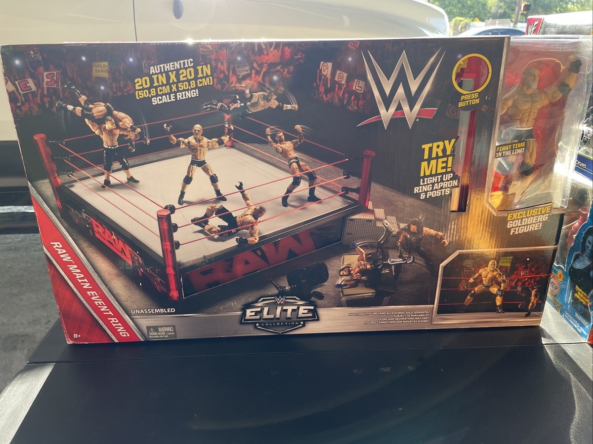 WWE Elite Collection Raw Main Event Ring Playset - DXG60 for
