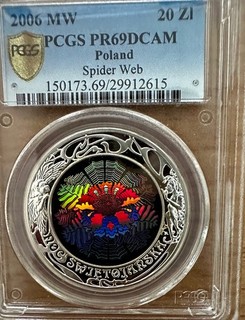This is a Poland 2006 20 Zlotych Proof 69 DCAM in a PCGS holder