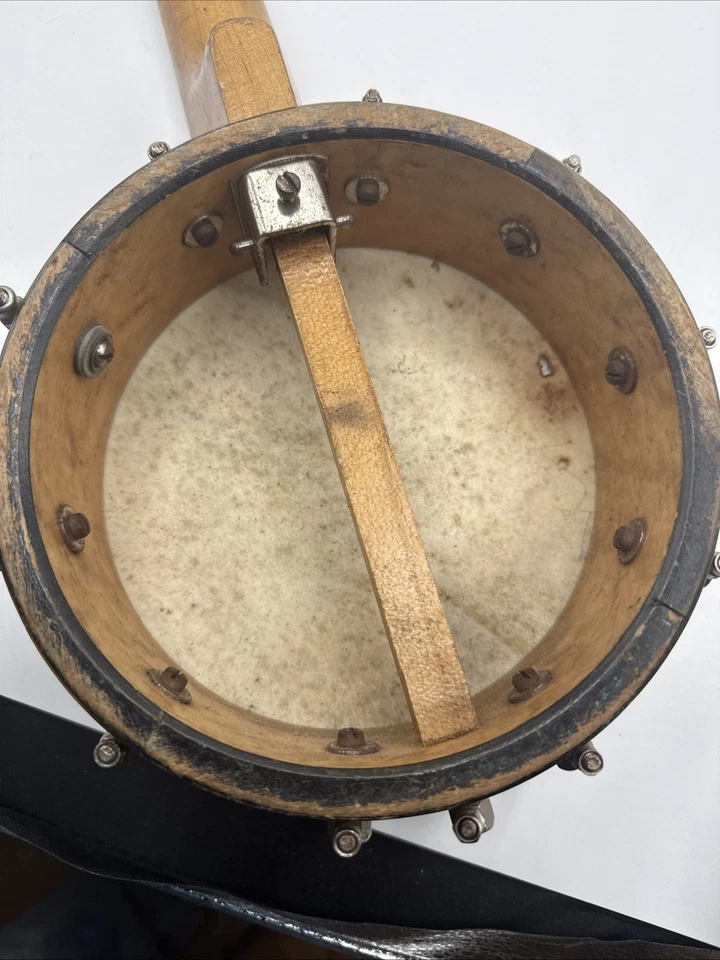 ANTIQUE 1920S CONCERTONE BANJO UKULELE MUSICAL INSTRUMENT BANJOLELE Needs Work - Image 4 of 4