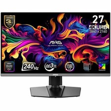 MSI MAG 272UP QD-OLED X24 26.5" 16:9 4K Ultra HD 240Hz HDR Gaming Monitor, Metal