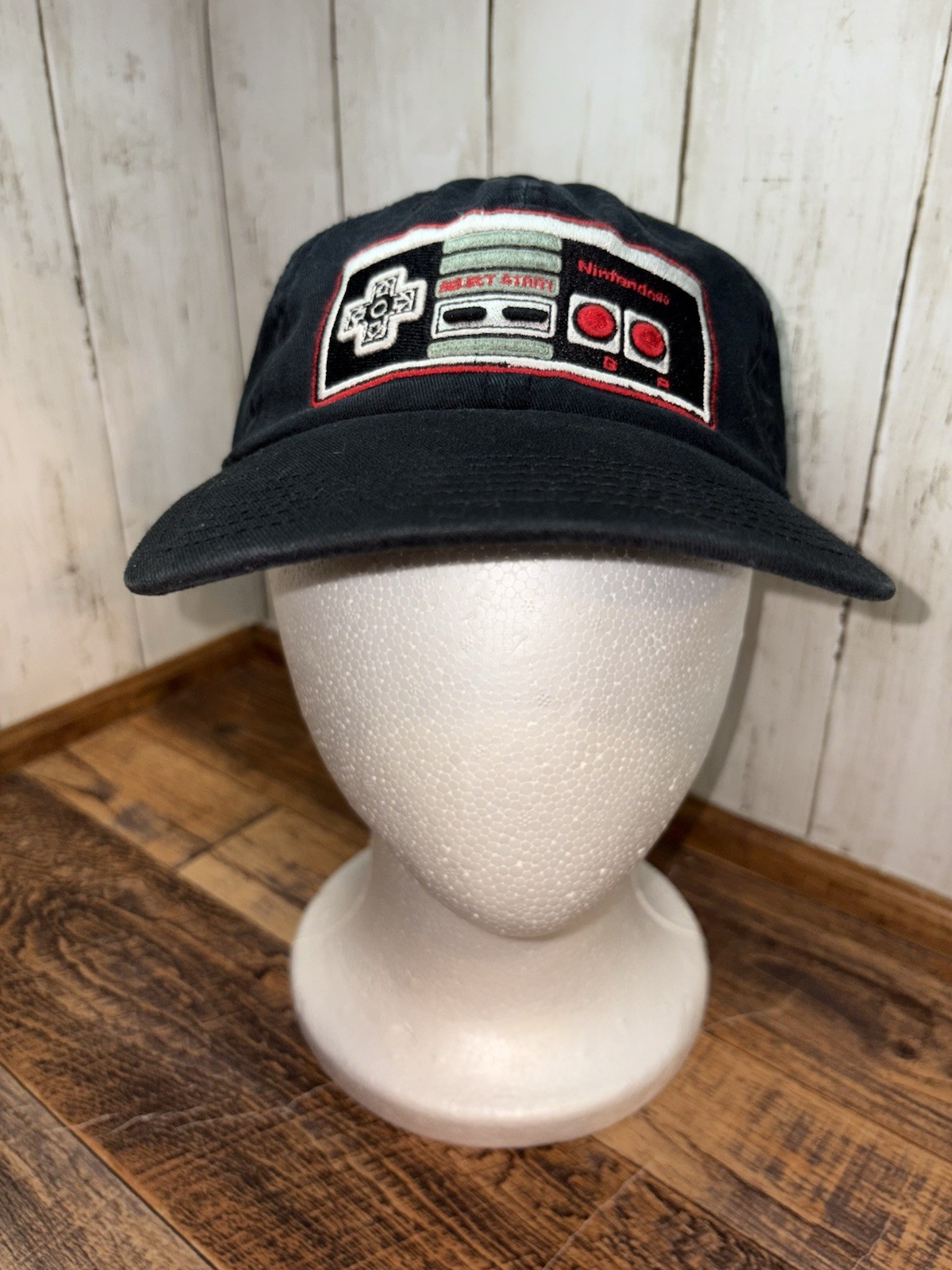 NES Controller Black Snapback Cap Hat Nintendo En… - image 1