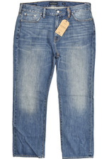 Lucky Brand Men's 181 Relaxed Straight Denim Jeans Blue Bluff Lake 38x34 NEW