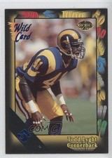 1991 Wild Card 5 Stripe Todd Lyght #155 Rookie RC f7f. rookie card picture