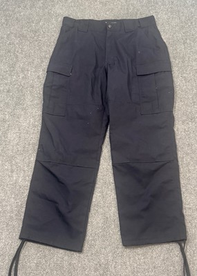 5.11 Tactical Series Pants Men s Large Style 74003 Cotton Blend Navy Blue