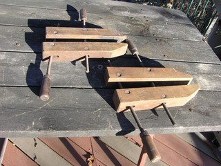 2 Vintage Jorgensen Parallel Wood Clamps 14” 7” Depth 9” Max Width