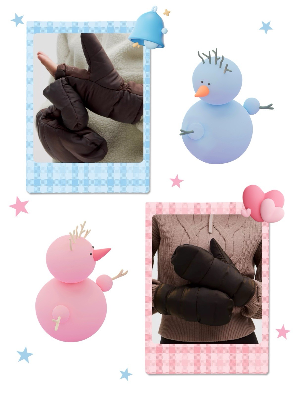 🧤NWT$78 Lululemon Wunder Puff Mittens Iridescent - HESO - Size M/L