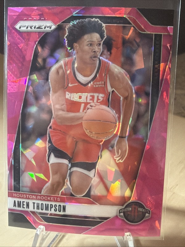 2024-25 Panini Prizm - Amen Thompson #118 Pink Ice Prizm