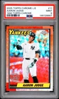 146128867 Aaron Judge 2025 Topps Chrome LogoFractor #90CB-11 1990 Baseball PSA 9