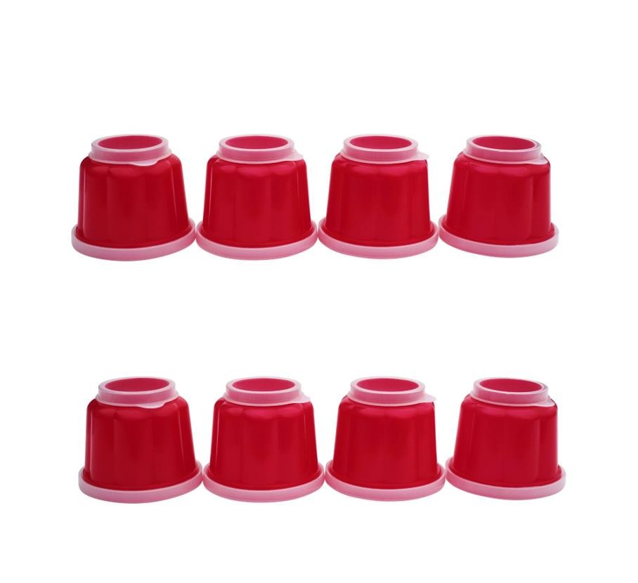 8 Zenker Punddingförmchen Sturzförmchen Form Pudding Formen Dessertförmchen rot