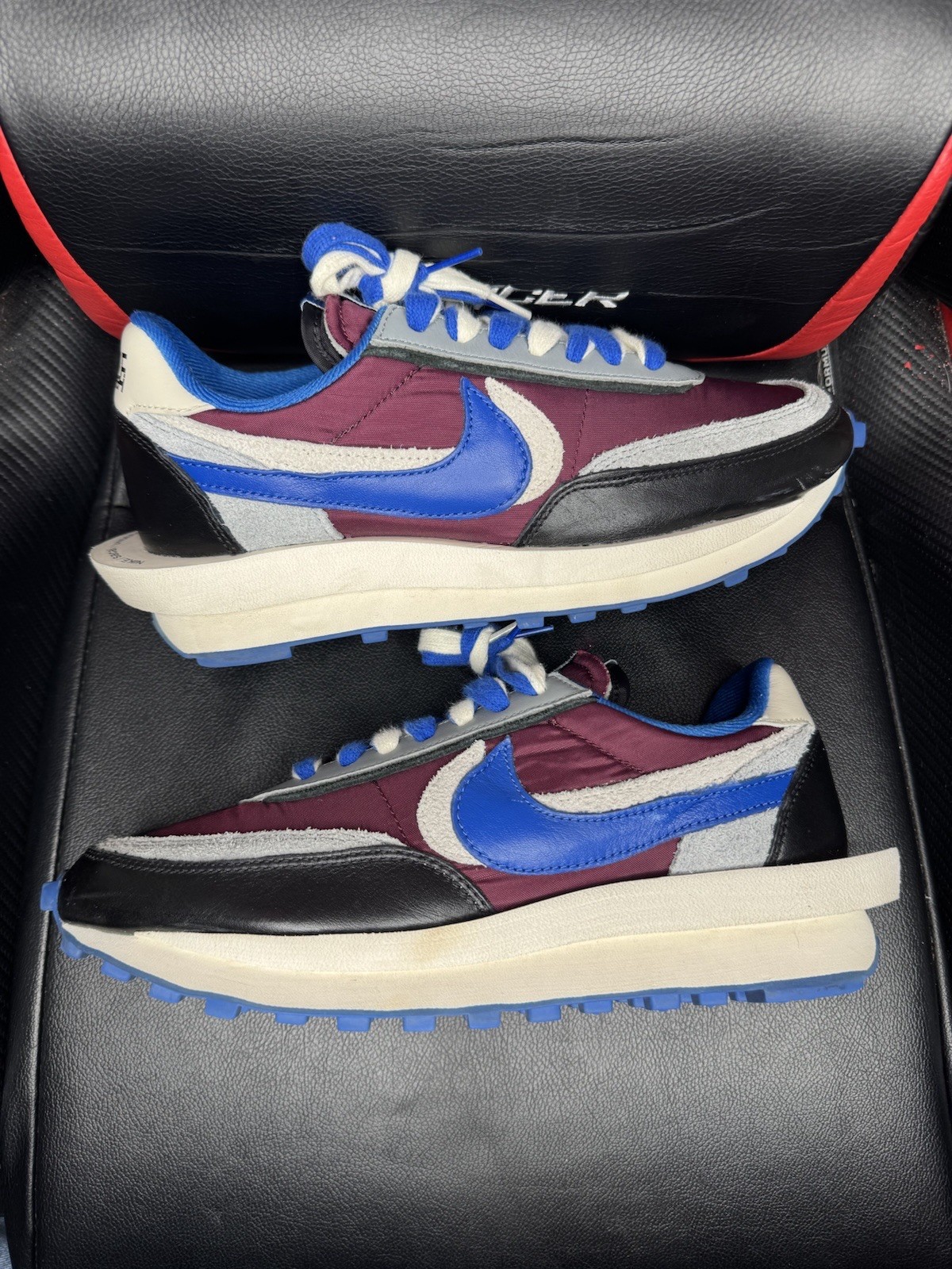 SACAI X NIKE Nike X Sacai LDWaffle 'Night Maroon Team Royal' Taglia 9