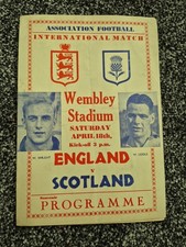 ENGLAND V SCOTLAND  1953 PIRATE PROGRAMME