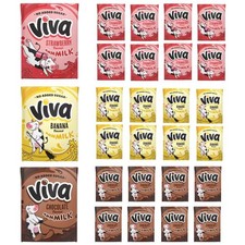 Viva Flavoured Milk Cartons Bundle 27 x 200ml Strawberry, Chocolate, Banana