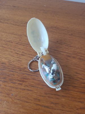 Vintage 1993 Takara Pocket Critters Mooo Kühe Schlüsselanhänger Japan *funktioniert nicht*