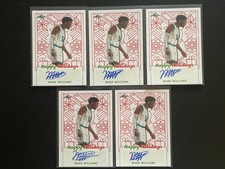 2023 Leaf Happy Holidays Mark Williams Auto Autograph RC Rookie Lot Of 5
