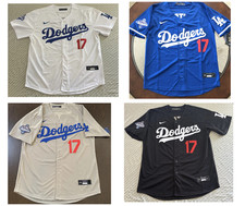 New With Tags Shohei Ohtani 17 Los Angeles Dodgers Blue/White/Gray/Black Jersey