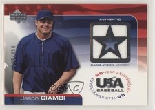 2004 Upper Deck USA Baseball 25-Year Anniversary Jerseys /850 Jason Giambi 2p6