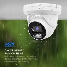 PoE IP Full Color Night Vision 8MP Camera Outdoor/Indoor Metal Housing 2.8mm
