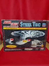 Vintage Steel Tec Star Trek Next Generation Enterprise & Shuttle Item# 7094