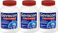 Gaviscon EXTRA Strength ORIGINAL Chewable Antacid Tablets 100ct ( 3 pack ) ^^