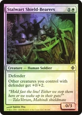MTG FOIL Stalwart Shield-Bearers  - Rise of the Eldrazi #046