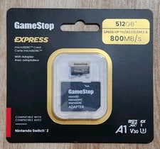 GameStop 512GB Express Micro SD Card for Nintendo Switch 2