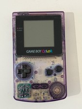 Nintendo Game Boy Color Atomic Clear Purple Gameboy Colour