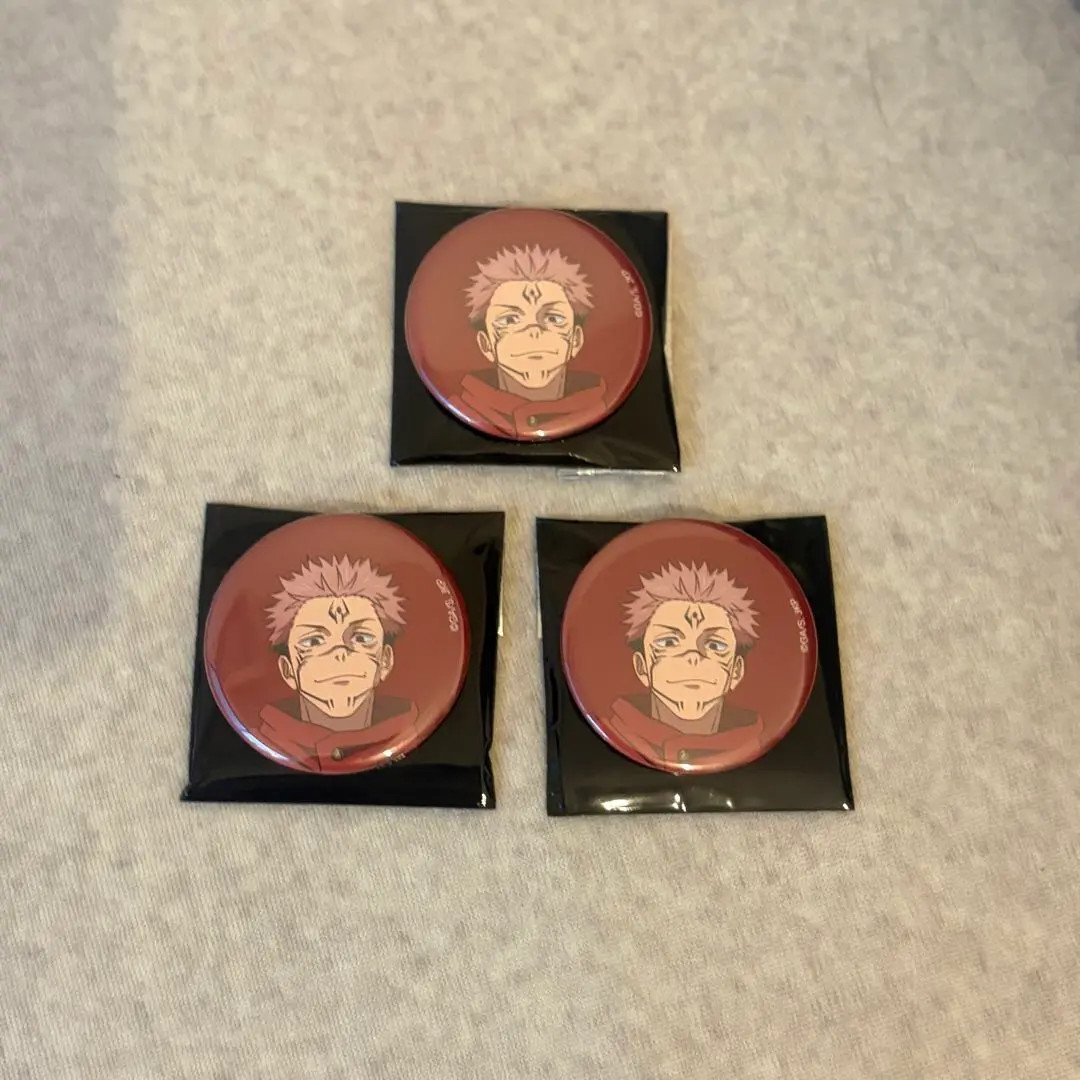 Jujutsu Kaisen Sukuna Can Badge Anime Exhibition Collectible