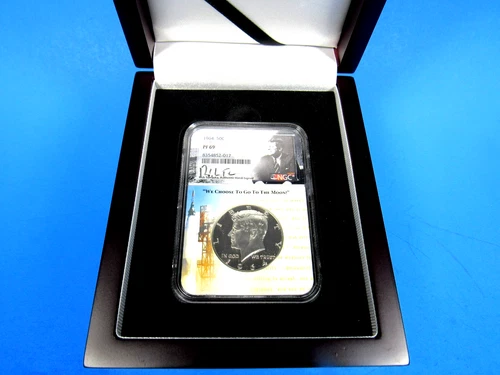 1964 P,   First Year of Issue,   Silver Kennedy  Half Dollar   NGC   Pf 69