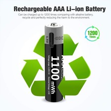 Rechargeable 1.5V AA AAA D  Batteries  TYPE-C Battery Lot for Solar Lights~