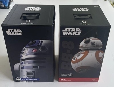 Sphero Star Wars BB-8 and R2-D2 Droids In Original Boxes.