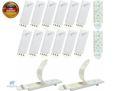 12 Packungen Klebenagel, Non-Marking Klebenagel für Bilderrahmen, Selbstklebend