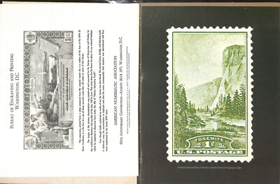 United States Stamp Collection, 1971-1974 ANA Souvenir Cards #NSC4