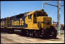 Original Rail Slide - ATSF Santa Fe Railway 3424 Kingman AZ 4-19-1980 NON K Film