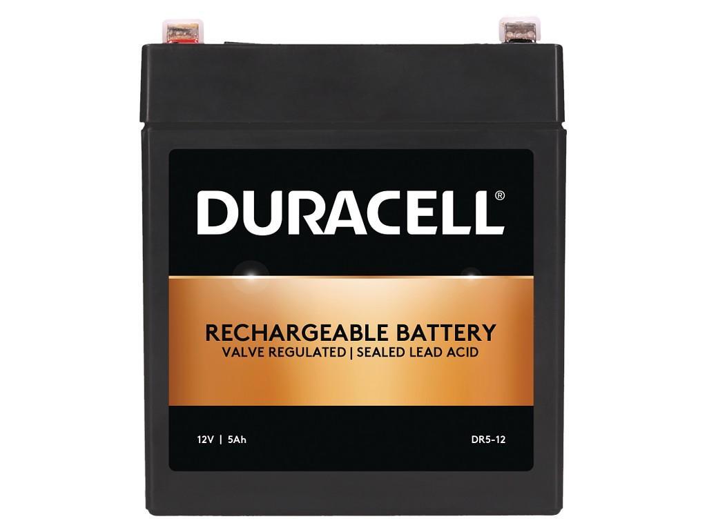 Duracell DR5-12 Batteria 12V 5Ah VRLA AGM - Ricambio Alta Qualità