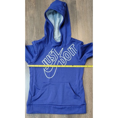 Nike Dri Fit Girls Size S Purple Hoodie Sweatshirt - Picture 5 of 8