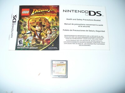 Nintendo DS Lego Indiana Jones ~ Game Cartridge and Instruction Booklet