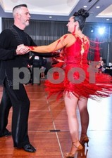 ballroom dance competition dress latin/Rhythm By Designs To Shine Medium Us 8