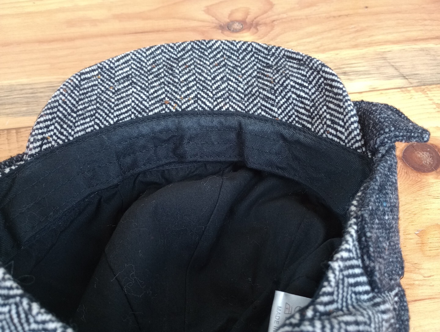 BOLD PATCHWORK WOOL BLEND NEWSBOY/HAT CAP BY GRAC… - image 12