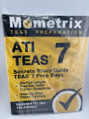 ATI TEAS Secrets Study Guide: TEAS 7 Prep Book, Six Full-Length Prac - VERY GOOD