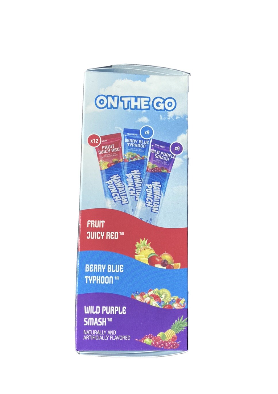 2 Hawaiian Punch Sugar Free Drink Mix Singles To Go Variety Pack 30ct 60 Sticks