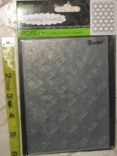 RETIRED * Exotic * Moroccan Quartrefoil Double embossing folders Darice Textured