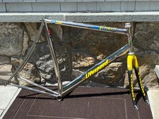 1997 Litespeed Ultimate polished titanium 59cm road bike frame