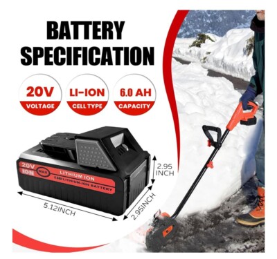 20V, 6.0Ah, 120W Lithium-Ion battery Compatible with Vibekio