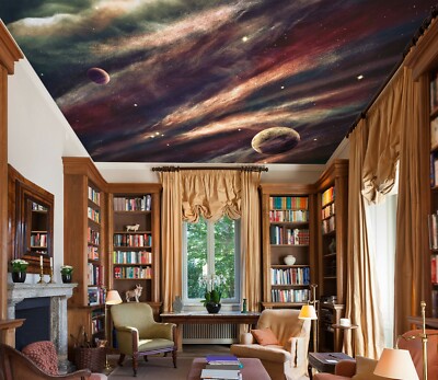 3D Planet Stars NA2357 Ceiling WallPaper Murals Wall Print Decal AJ US Fay